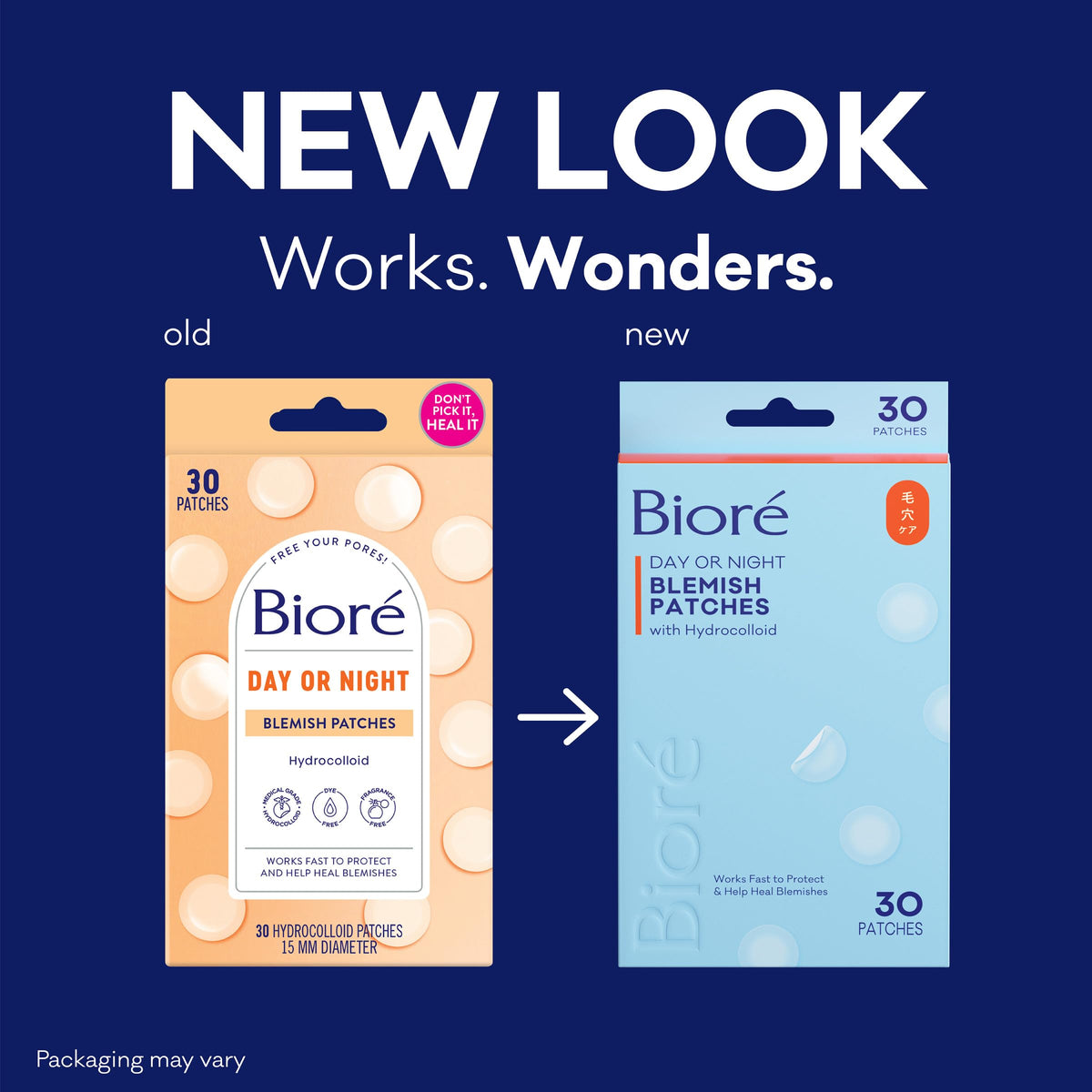 Biore close-up showing ultra-thin hydrocolloid texture and absorbency