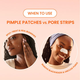 Biore used patch being discarded illustrating hygiene and single-use practice