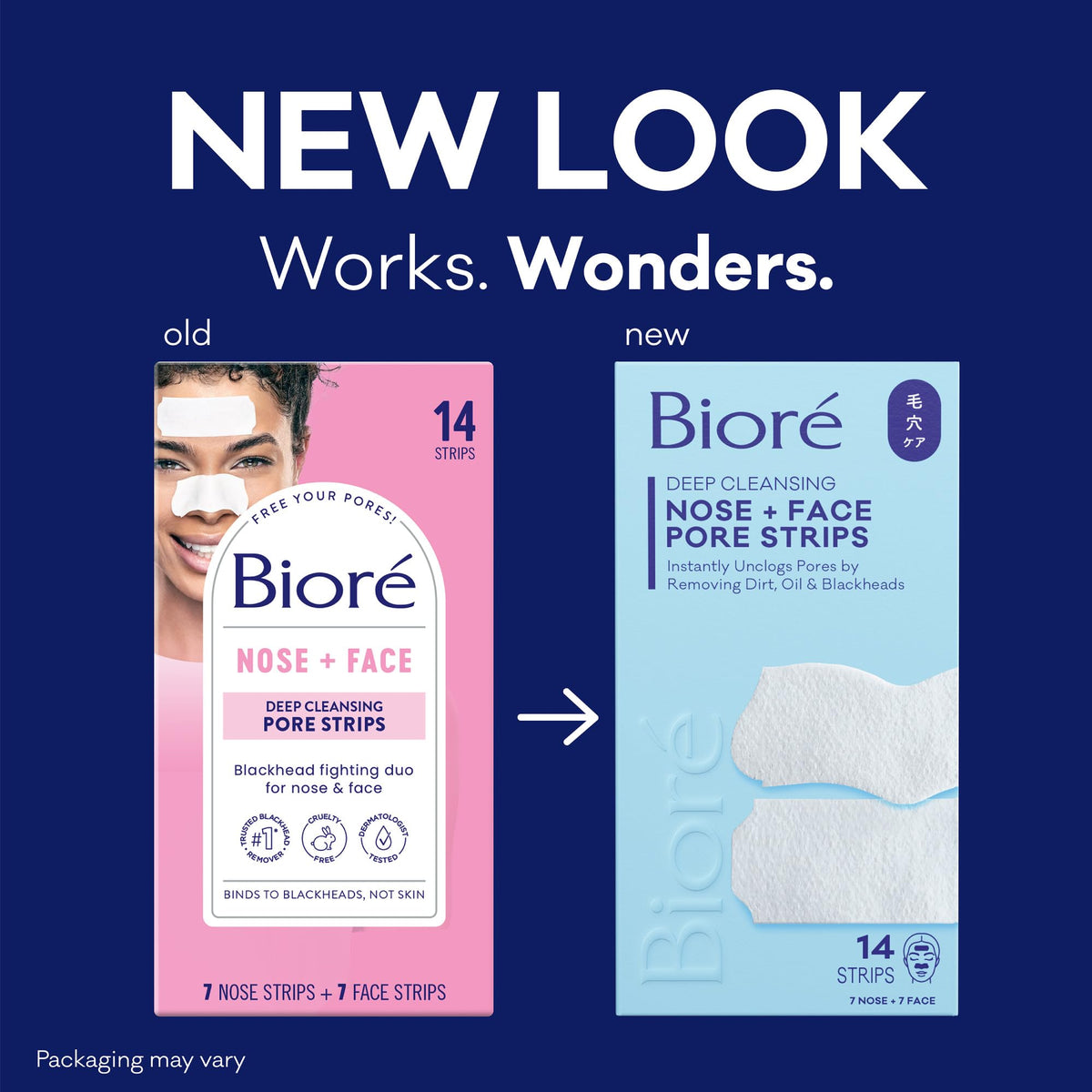 Close-up of Bioré strip texture demonstrating strong blackhead adhesion