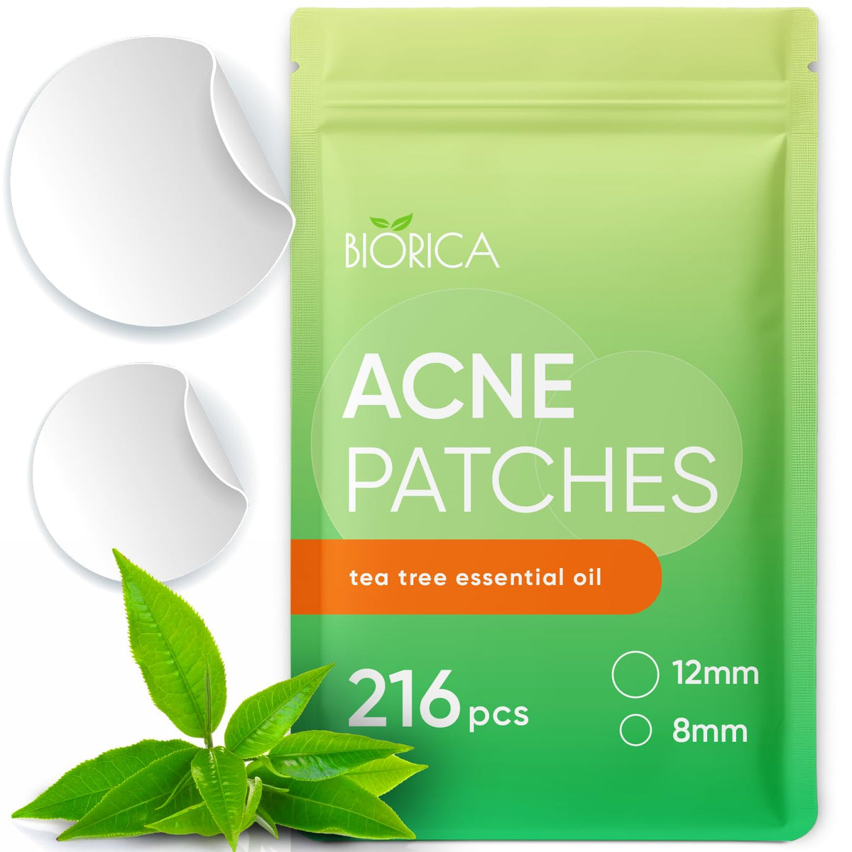 BIORICA front packaging showing 216 patches and value