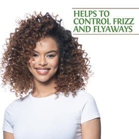 BioSilk before and after image showing reduced frizz and shine