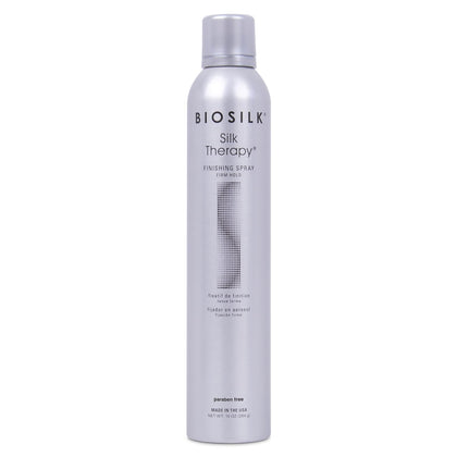 BioSilk front packaging showing product and brand, highlights strong hold benefit