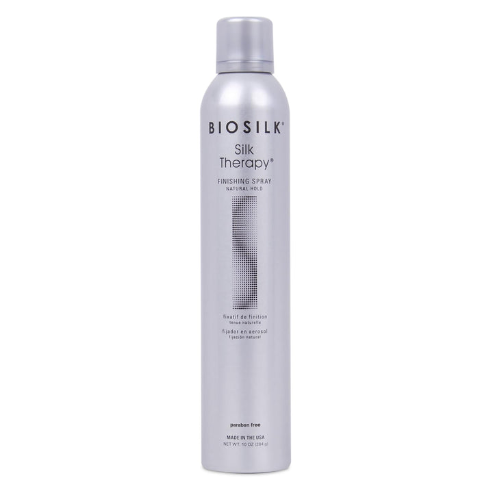 BioSilk front packaging showing label and 10 oz size with product benefit