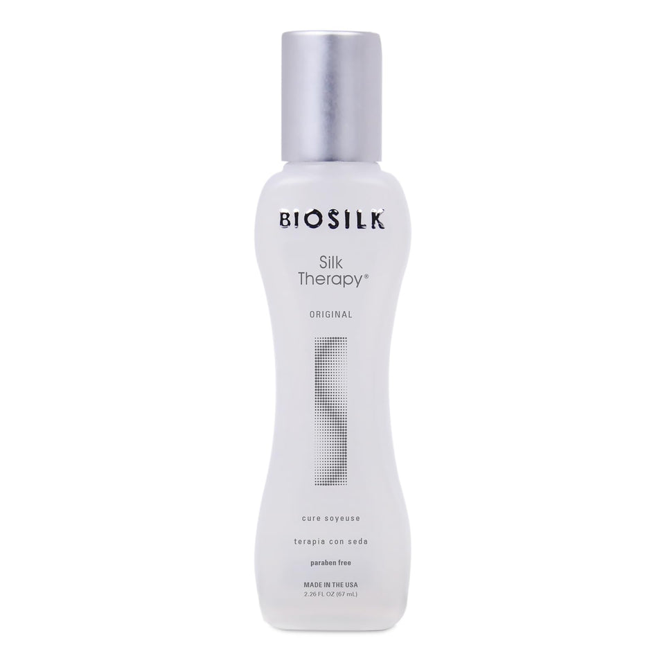 BioSilk front packaging showing bottle benefits and elegant branding