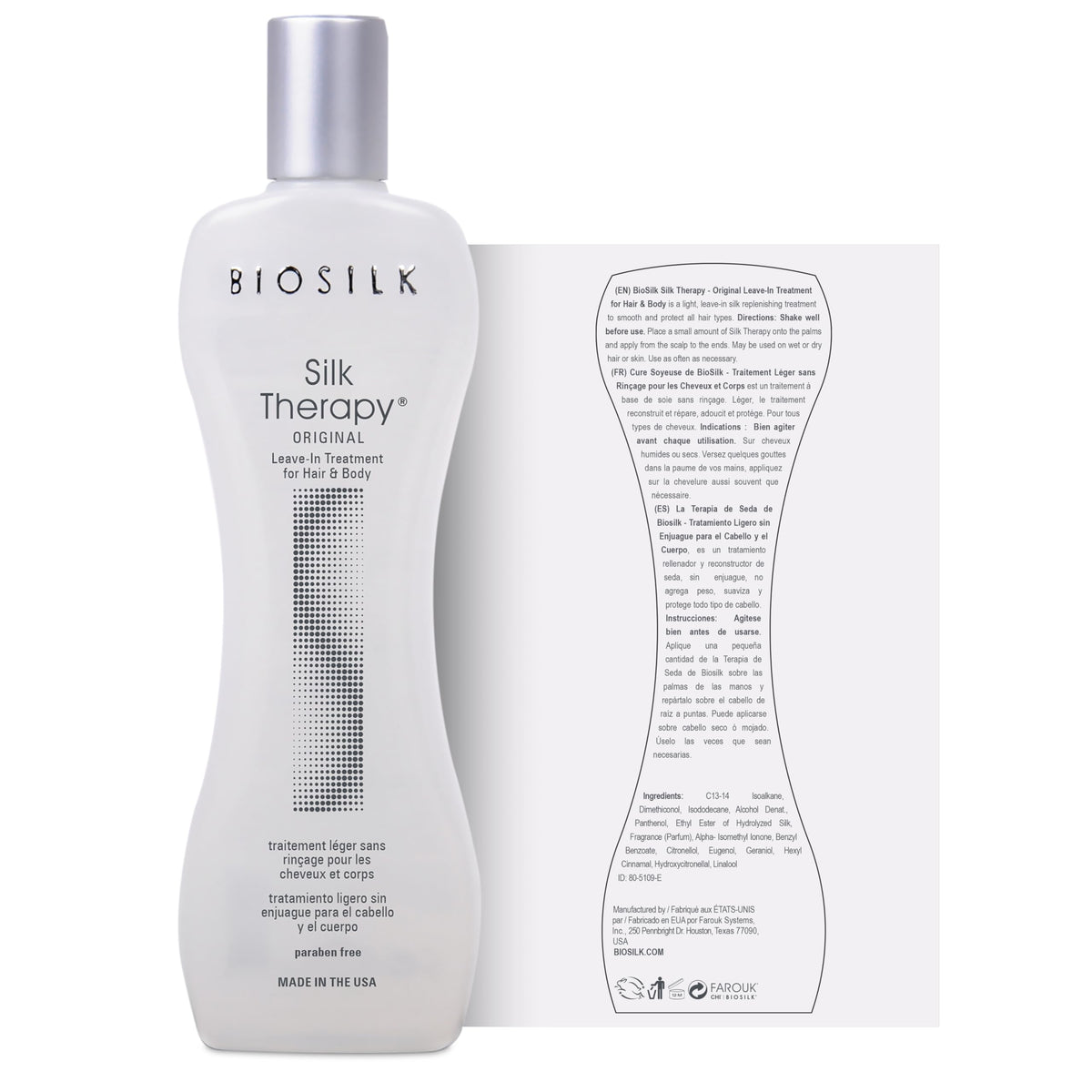 BioSilk applied during blow-dry to protect hair and enhance manageability