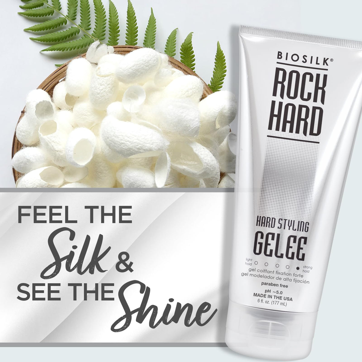 BioSilk in studio styling setting demonstrating professional control