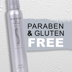 BioSilk can held in hand to show 5.3 oz size and travel-friendly convenience