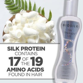 BioSilk in bathroom setting suggesting daily styling convenience