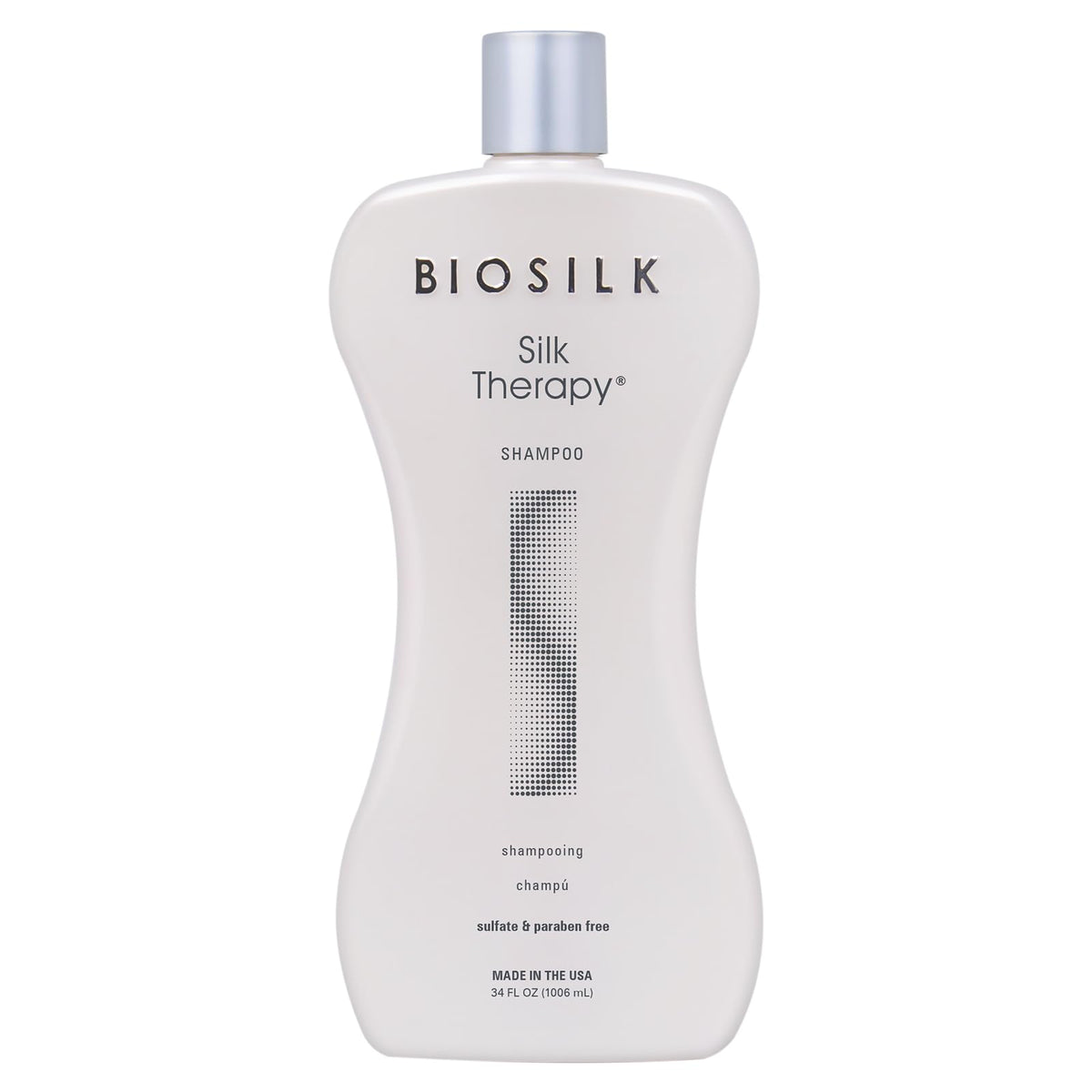 BioSilk front label showing brand and product for quick identification