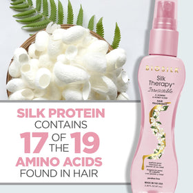 BioSilk bottle in hand for size comparison and travel-friendly benefit