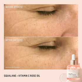 BIOSSANCE dropper dispensing oil highlighting lightweight texture and quick absorption