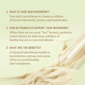 Biossance jar open revealing smooth gel texture for quick absorption benefit