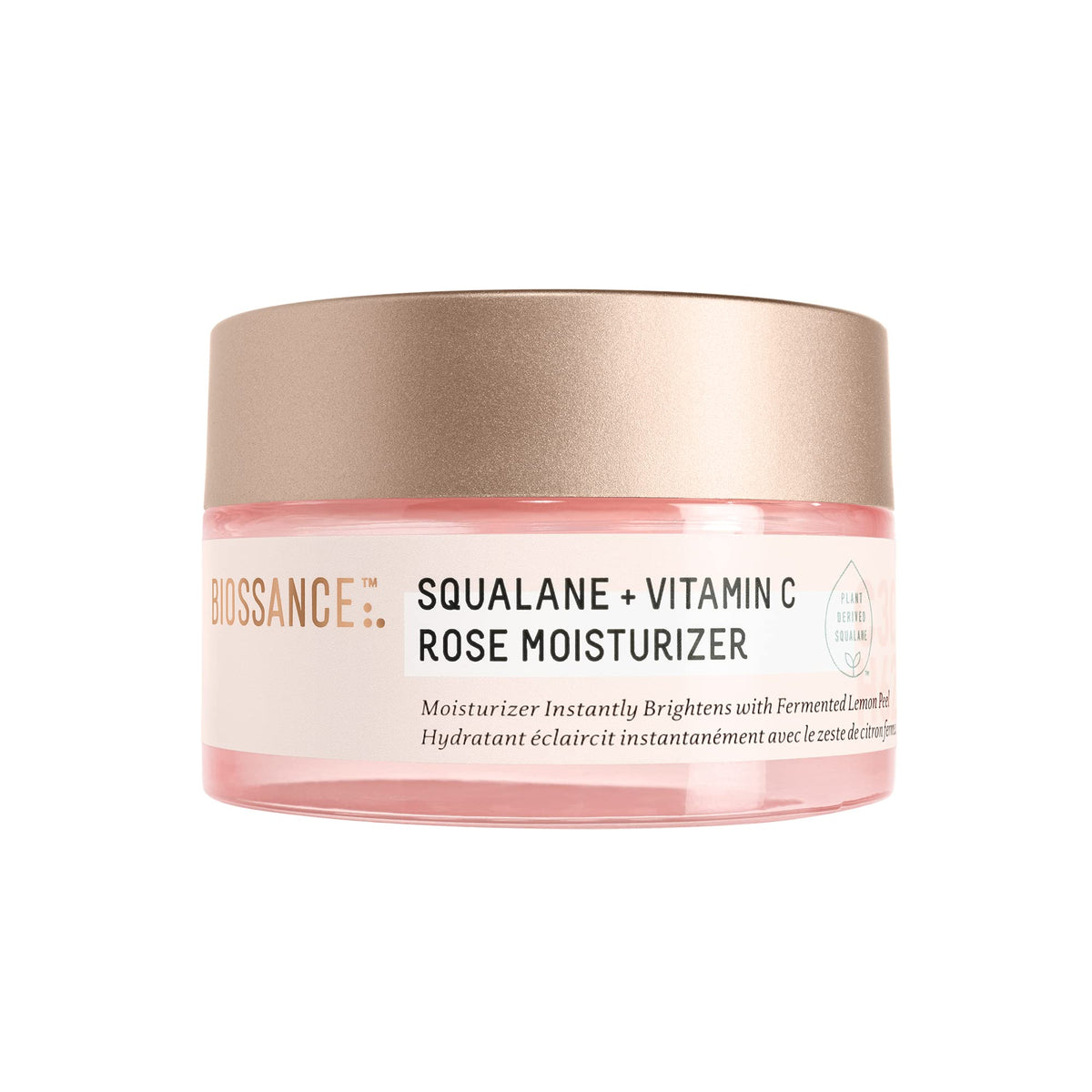 BIOSSANCE moisturizer front packaging showing bottle and label for clear identification and trust