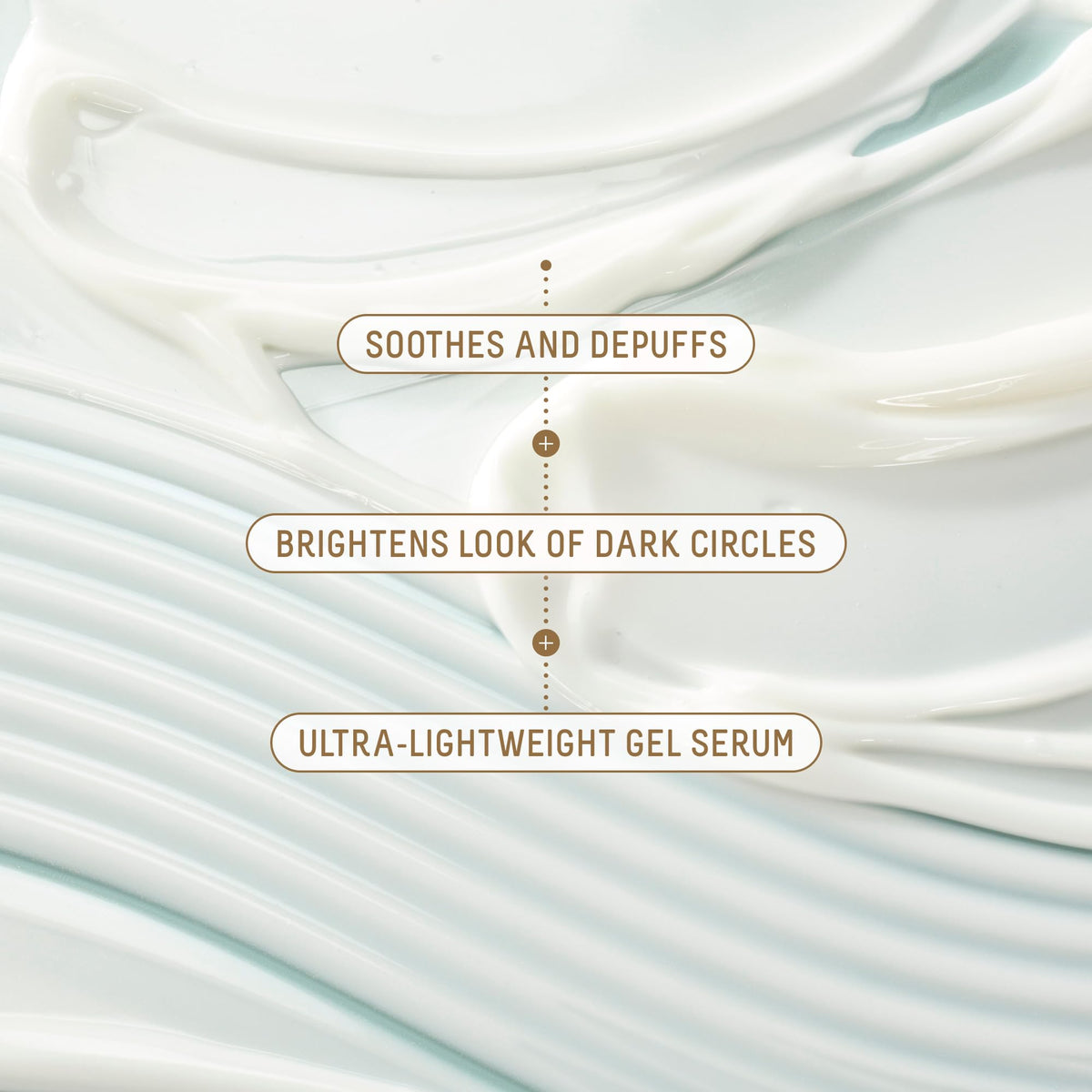 Biossance eye serum shown in hand to convey compact travel-friendly size