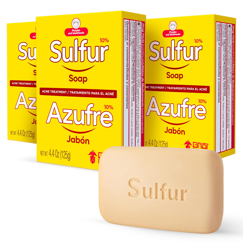 Biosulfur front packaging showing product name and acne benefits