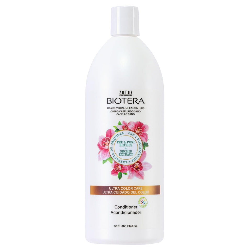 biotera front packaging showing Ultra Color Care Conditioner and benefits
