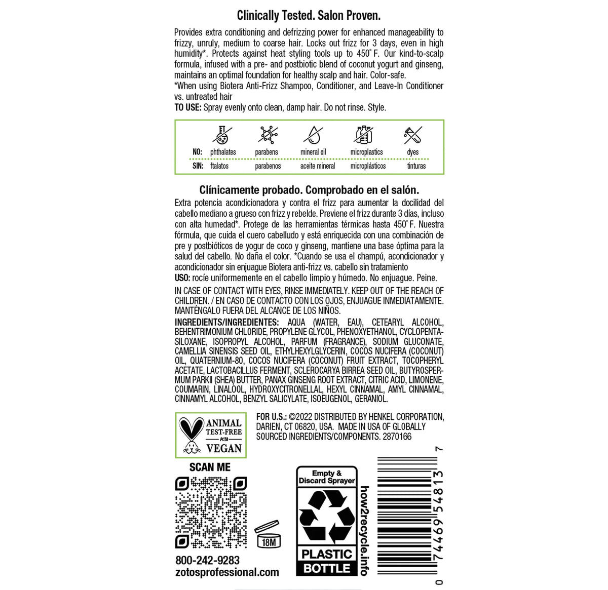 Biotera coconut and camellia ingredients staged to show nourishing botanicals