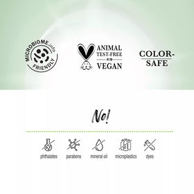Biotera product label highlighting microbiome-friendly certification
