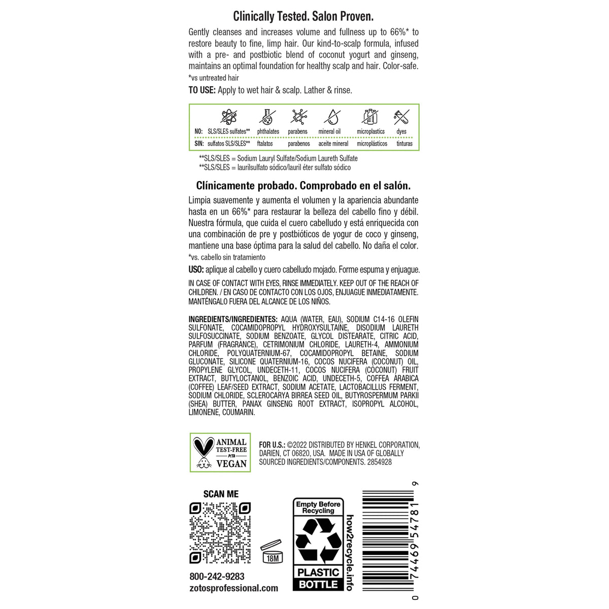 Biotera on shelf displaying microbiome-friendly and vegan badges benefit