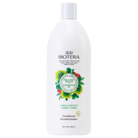 Biotera strengthening conditioner front bottle showing label and size benefit
