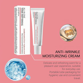Birunwer label close-up listing collagen and hyaluronic acid benefits