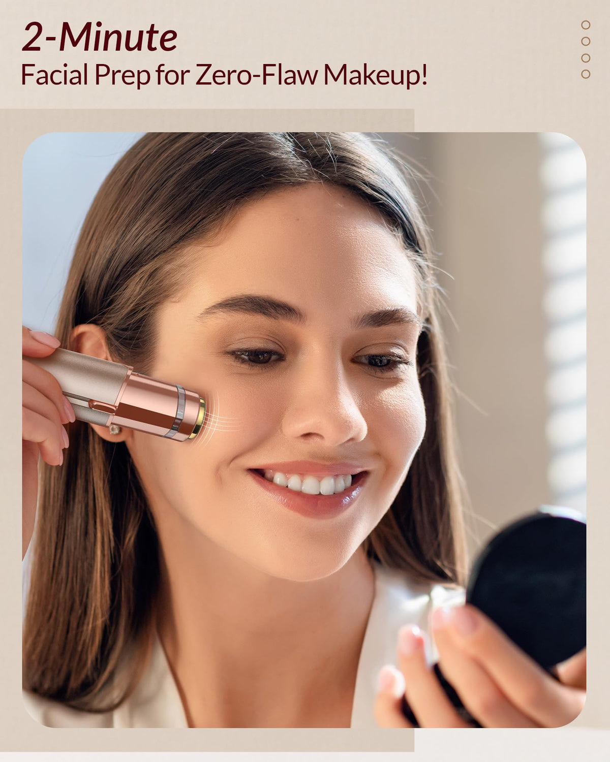bissuuy before and after on skin showing smoother texture for better makeup