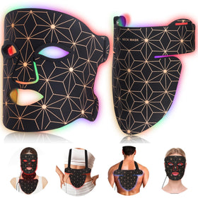 biuufish front view of the mask set showing full-face coverage and even light