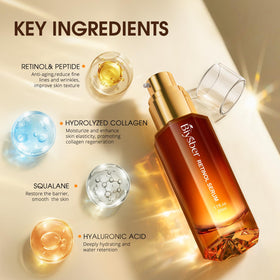 BIYSBER ingredient display with hyaluronic acid squalane collagen for hydration