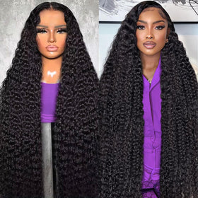 BJVT front view of wig packaging showing ready-to-wear style and length