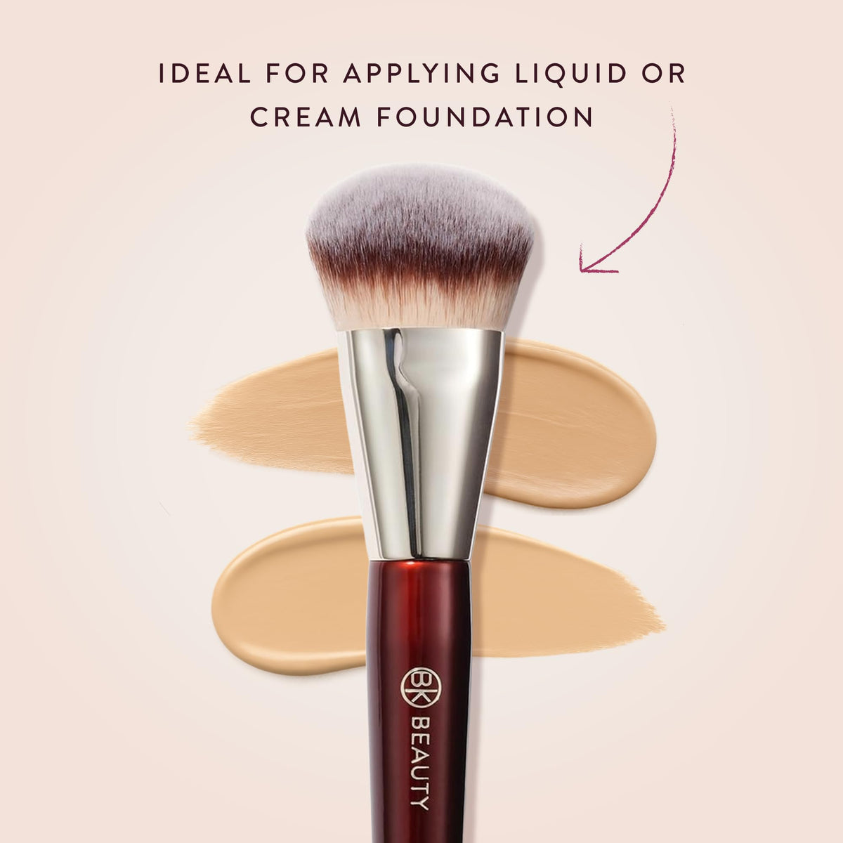 BK BEAUTY 101 applying cream foundation for streak-free finish