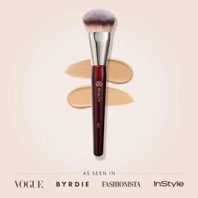 BK BEAUTY 101 close-up of vegan bristles demonstrating soft texture