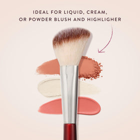 BK BEAUTY angled tip detail demonstrating targeted blush placement accuracy