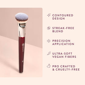 BK BEAUTY 115 synthetic bristles texture for smooth blending