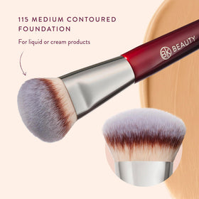 BK BEAUTY 115 applying liquid foundation for even coverage
