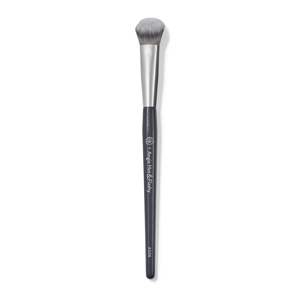 BK BEAUTY Angie A506 front view showing compact brush head and sleek handle for precision