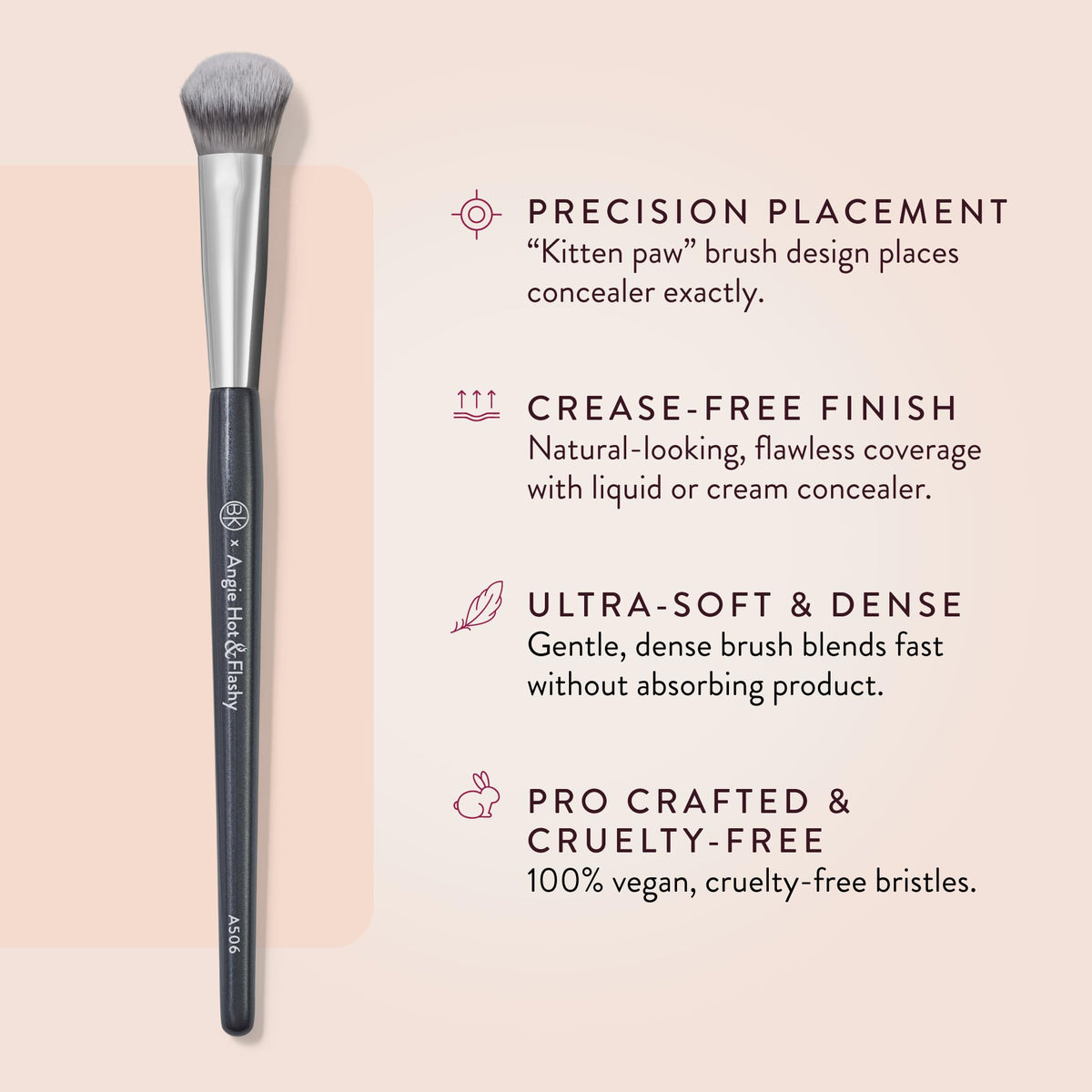 BK BEAUTY Angie A506 held in hand to show scale and control for small-area application