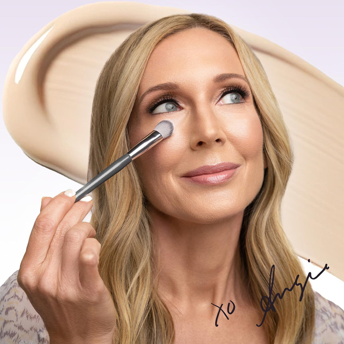 BK BEAUTY Angie A506 on vanity with products portraying everyday use and professional results