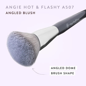 BK BEAUTY handle and ferrule detail showing balanced grip for controlled application