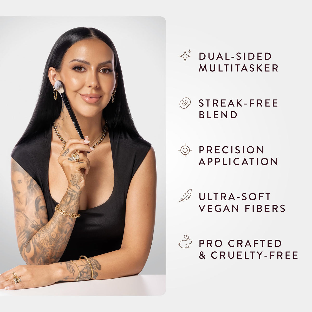 BK BEAUTY N17 handle and branding showing ergonomic grip for precise control and comfortable use