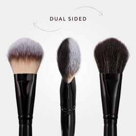 BK BEAUTY N17 in use applying foundation for a smooth, airbrushed finish during morning routine