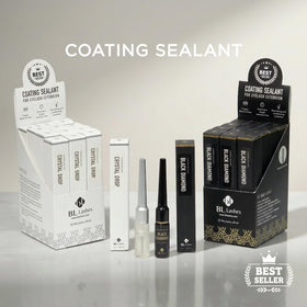 BL Lashes retail display boxed product ready for client take-home use