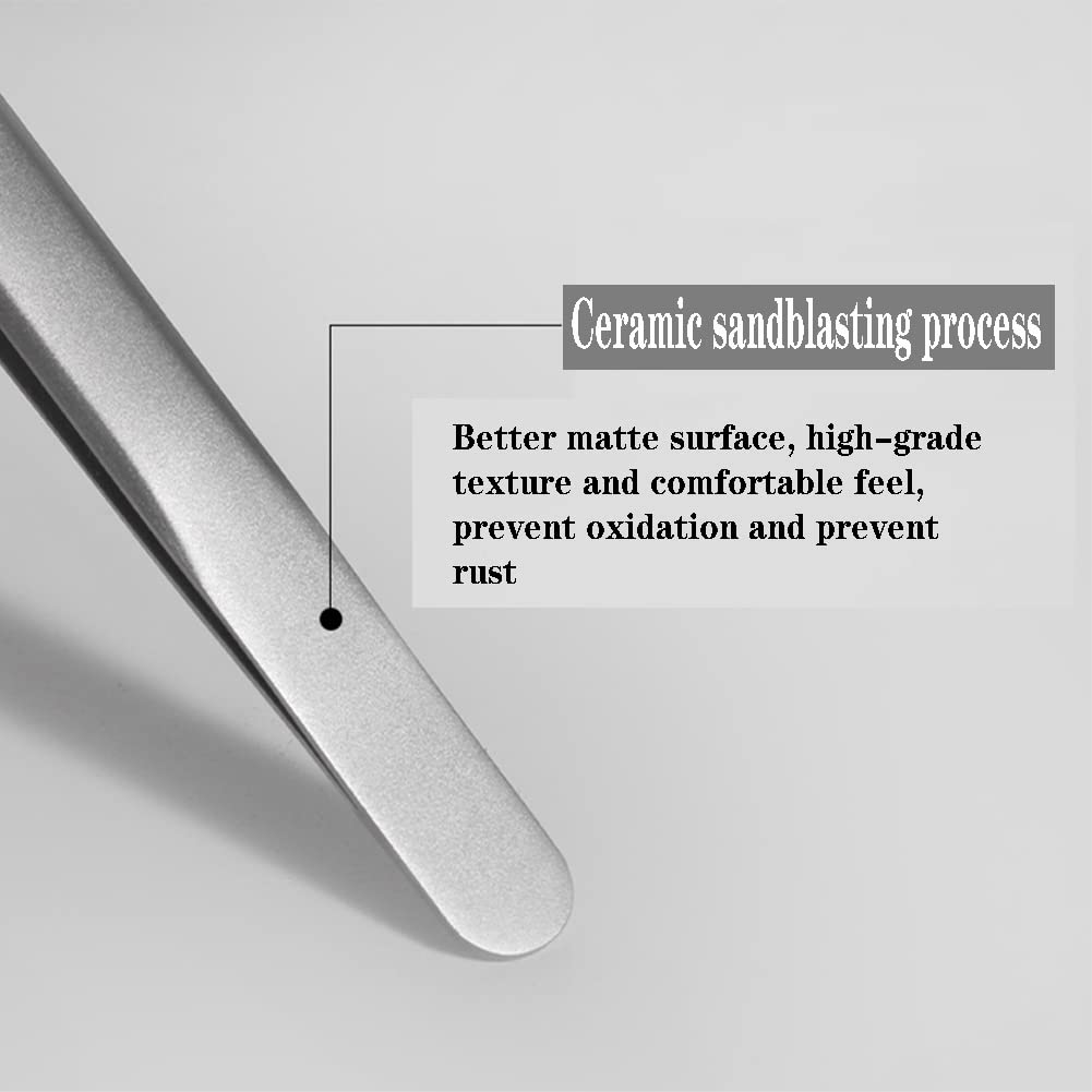 BLAAROOM angled tweezer detail showing robust tip for controlled pressure and accuracy