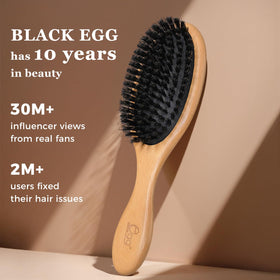 BLACK EGG elastic hair ties and accessories displayed for secure styling benefit