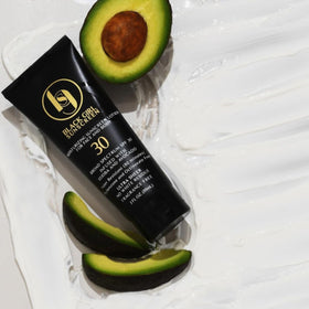Black Girl Sunscreen lifestyle outdoor use with glowing skin protection