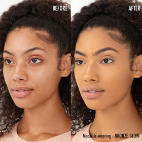 Black Radiance blending product with soft brush for seamless finish