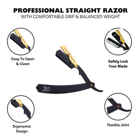 Black Widow close-up 24K gold accents highlighting luxury finish and durability