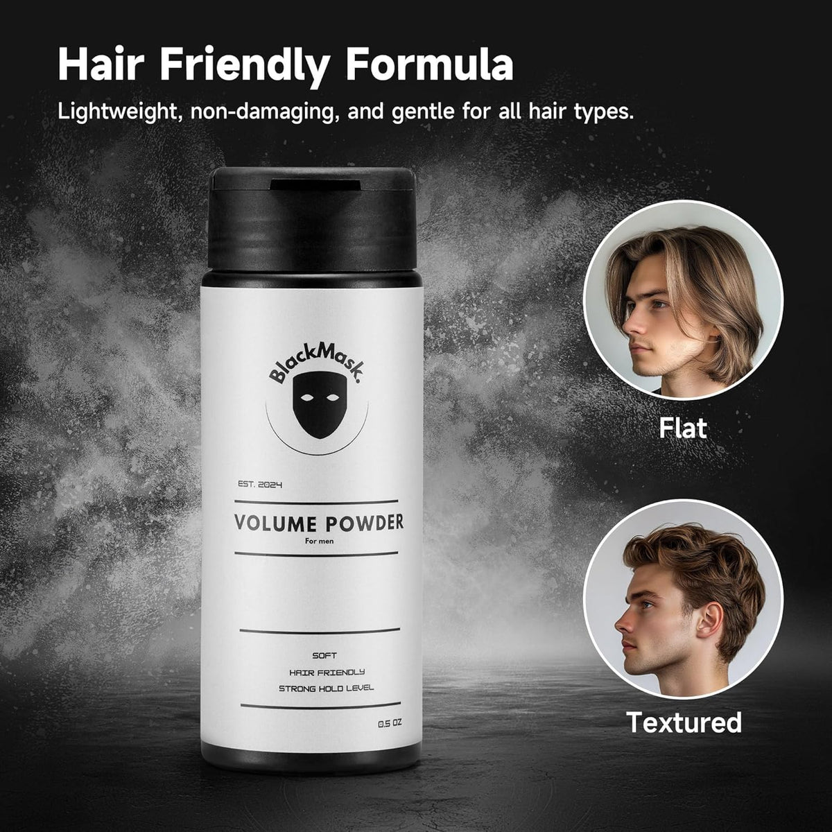 BlackMask product label with ingredients, supporting informed use benefit