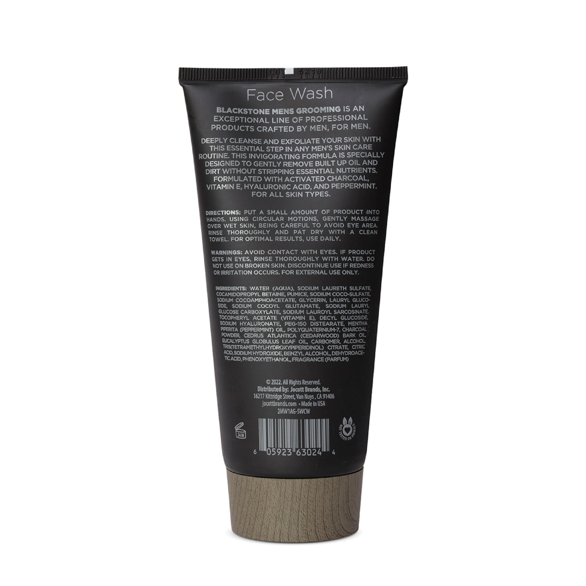 Blackstone close-up of foamy texture demonstrating gentle exfoliation and cleanse