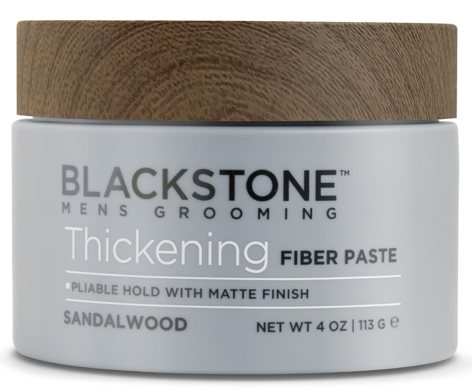 Blackstone front packaging showing jar and branding with styling info and benefit