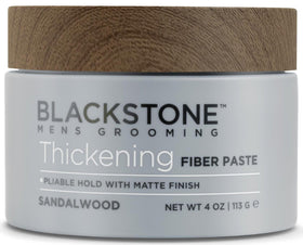 Blackstone in bathroom lifestyle shot suggesting morning routine and all-day hold